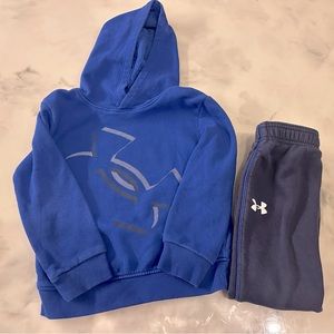 Under Armour little boys sweatshirt and pants size 5